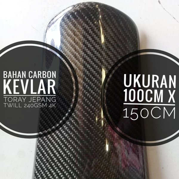 Jual Bahan Carbon Kevlar twill karbon kevlar carbon fiber 100cm 150 cm