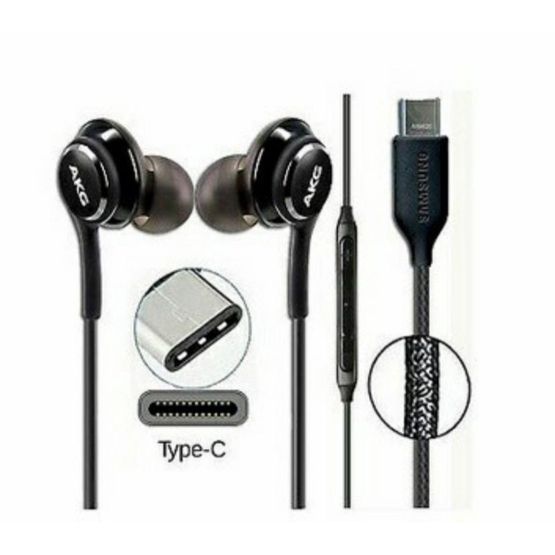 Jual Earphone headaet Samsung AKG Note 10 10+ S20 Original 100