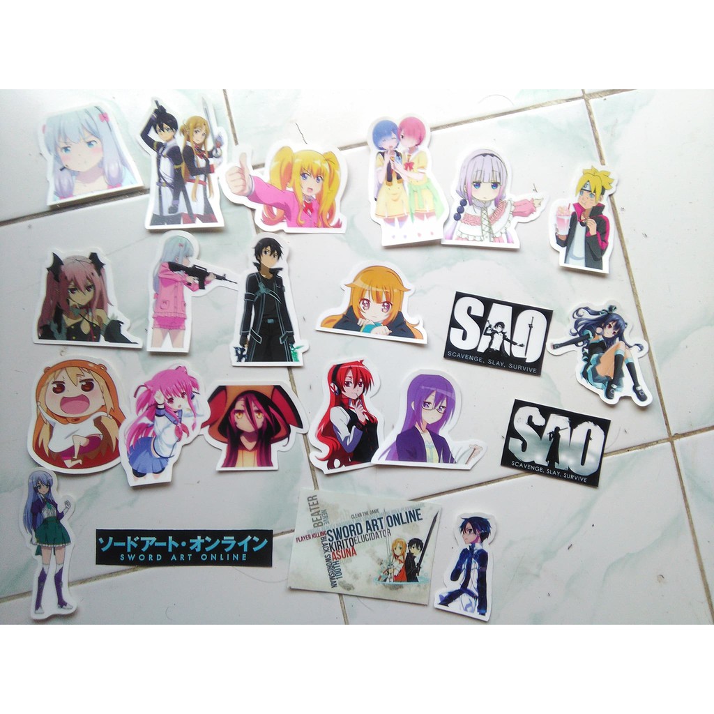 Jual Stiker Anime karakter bebas | Shopee Indonesia