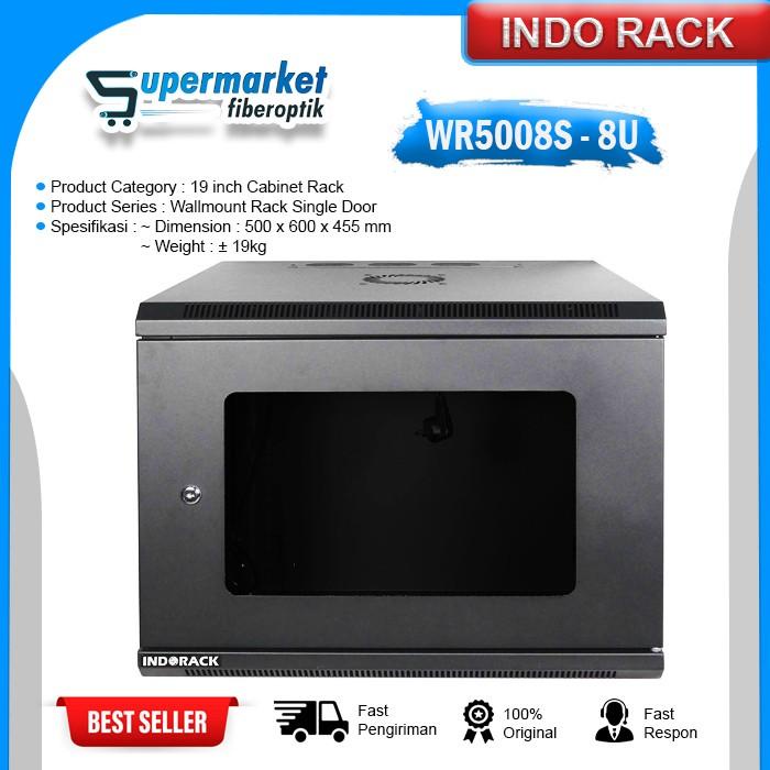 Jual Indorack Rack Server Wallmount Wr S Rack U Mm Single Door Shopee Indonesia