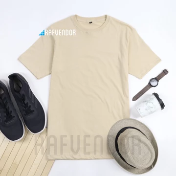 Kaos Polos Premium Cotton Combed 30S Reaktif Pria Wanita S D Xxl Xxxl Bisa Utk Sablon Dtg