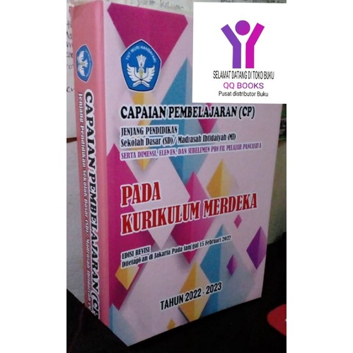 Jual Buku Capaian Pembelajaran Kurikulum Merdeka Untuk Tingkat SD/MI ...