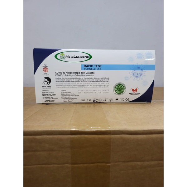 Jual ALAT RAPID TEST ANTIGEN COVID NEW LUNGENE SWAB ANTIGEN NASAL ECER ...