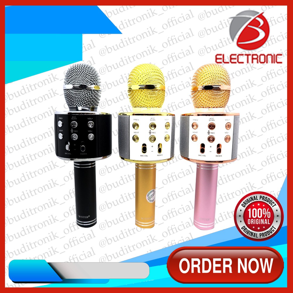 MICROPHONE KARAOKÉ HOCO WS-858 SANS FIL