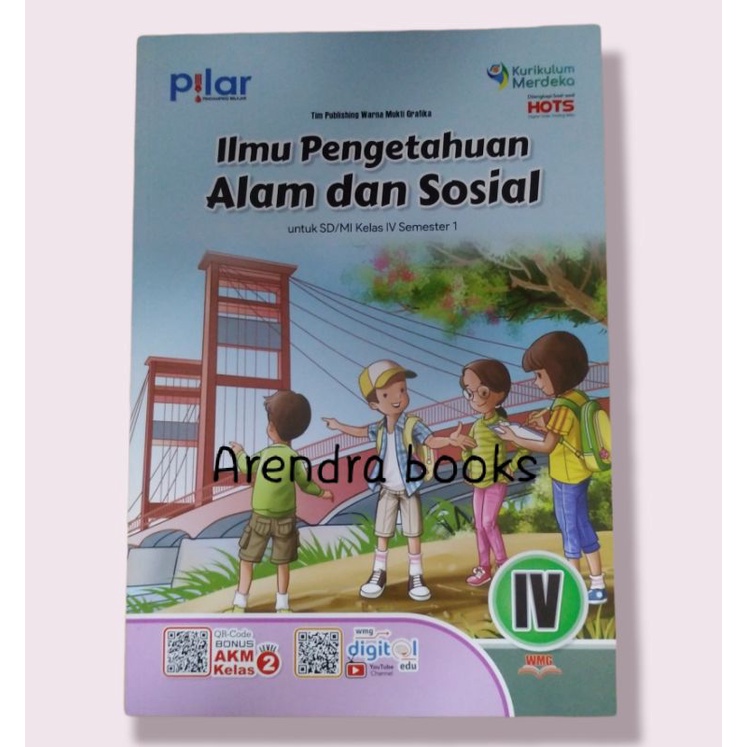 Jual Buku Pilar Pelajaran Ilmu Pengetahuan Alam Dan Sosial Kelas 4