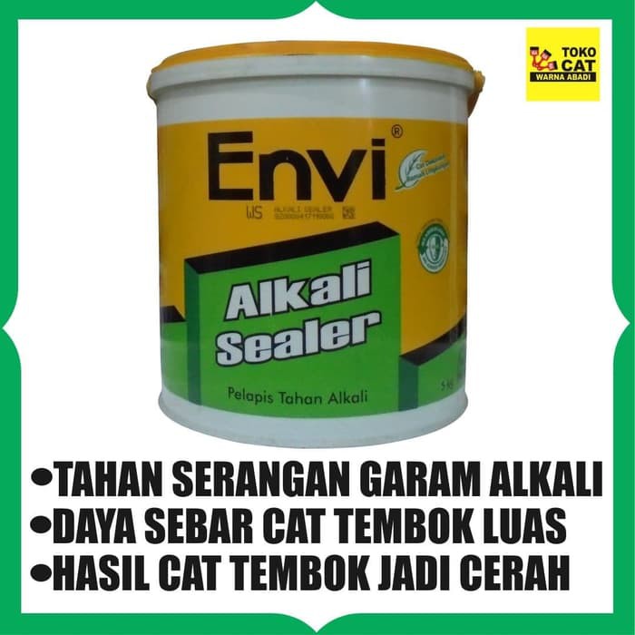 Jual Cat Dasar Tembok Envi Alkali Sealer 5 Kg Shopee Indonesia 0566