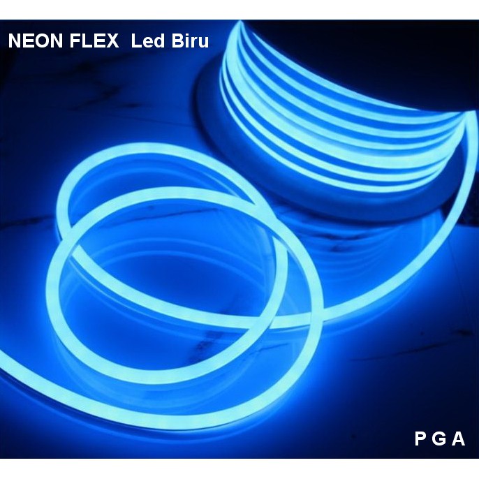 Jual Lampu Neon Flex Led Selang Flexible Sign Strip Fleksibel Biru Blue