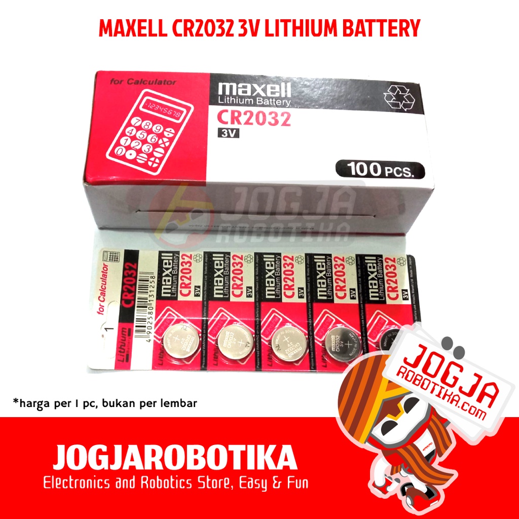 Jual MAXELL CR2032 3V LITHIUM BATTERY Shopee Indonesia
