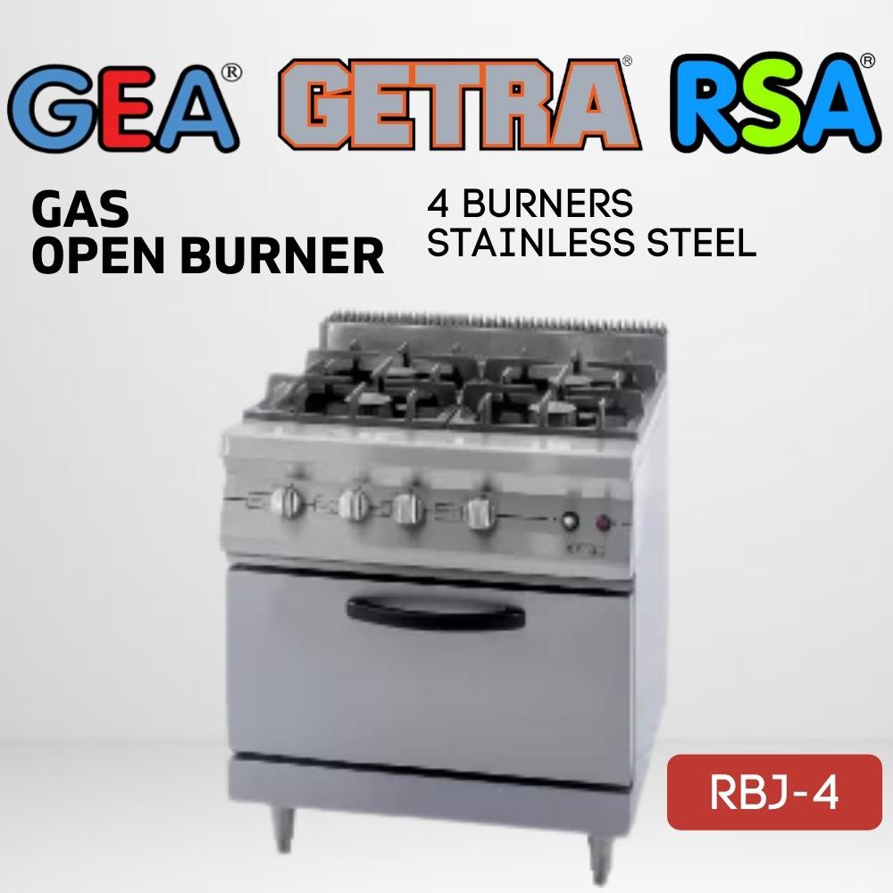 Jual Gas Open Burner Getra Rbj Kompor Oven Stainless Tungku Rbj Garansi Resmi Shopee