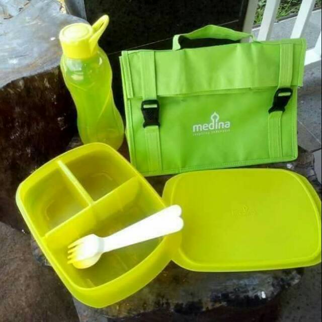 Jual Medina Duo simple set luncbox | Shopee Indonesia