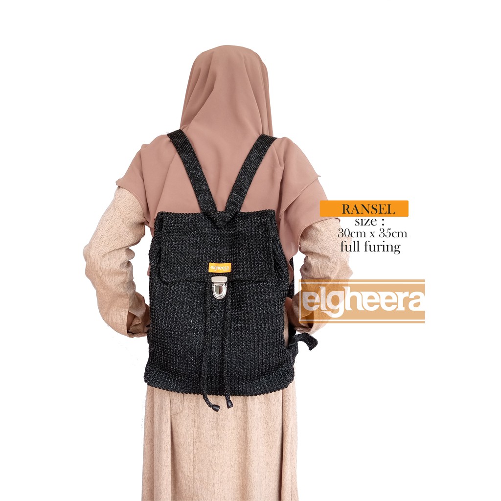 Jual Tas ransel rajut | Shopee Indonesia