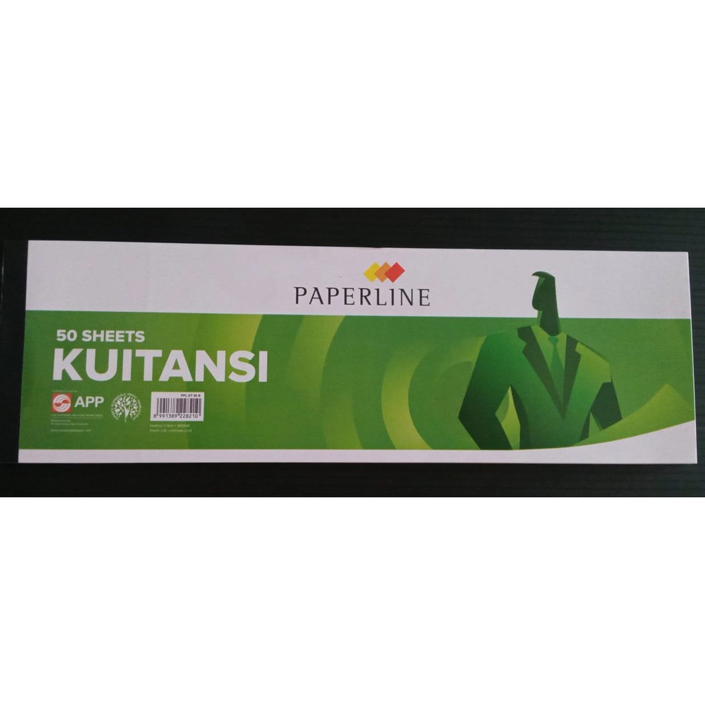 Jual Kuitansi Paperline Besar KT 50 B / Isi 50 Lembar / Kuitansi ...