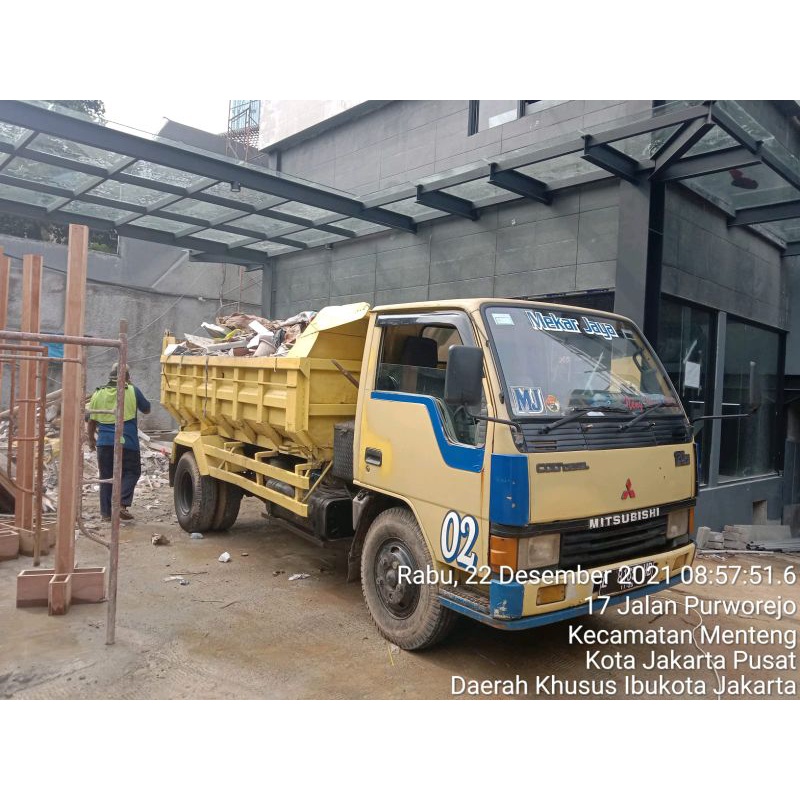 Jual jasa buang puing sampah proyek Shopee Indonesia