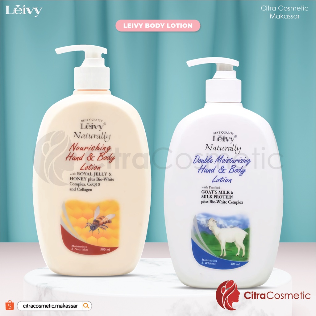 Jual ️CitraCosmetic ️ Leivy Hand Body Lotion Goats Milk & Royal Jelly