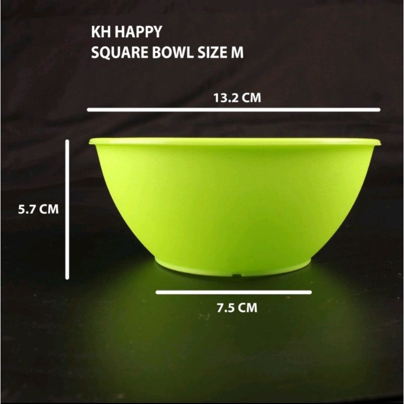 Jual Mangkok Plastik Happy 14cm Kobokan Mangkok Happy Size M Kh