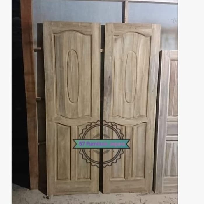 Jual Pintu Kusen rumah model kuno/ klasik kayu jati mentahan | Shopee