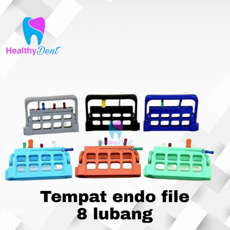Jual Tempat Endo 8 lubang / box endo file dental | Shopee Indonesia
