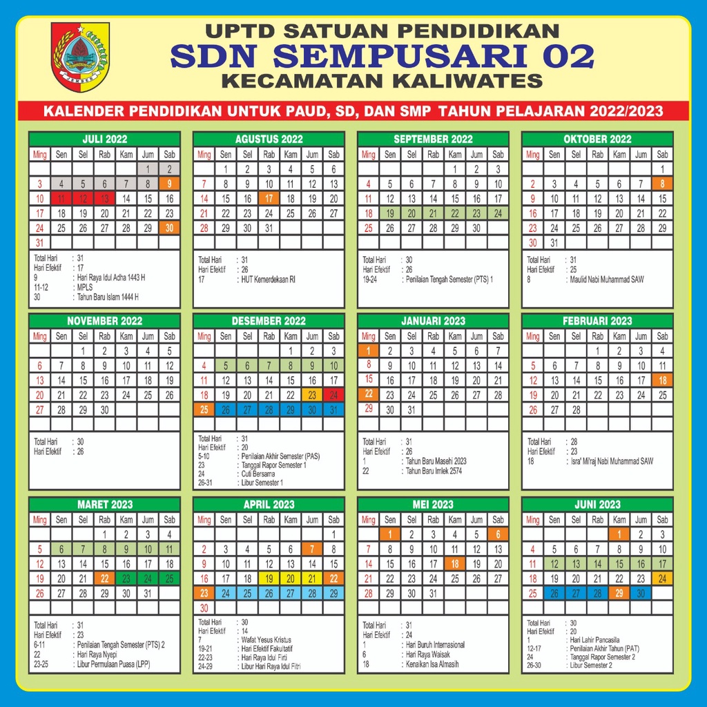 Jual CETAK KALENDER FULL 1 TAHUN UKURAN 1 METER BAHAN BANNER GLOSSY