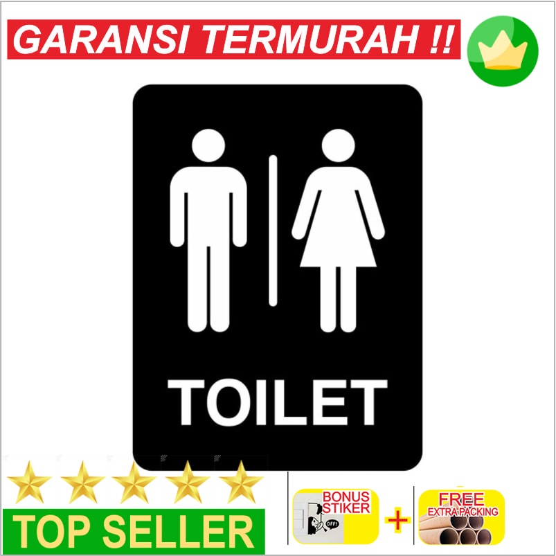 Jual Promo Rambu Toilet Unik 15cm X 20cm Akrilik Elegan Shopee Indonesia 7039