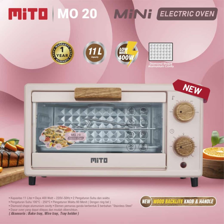 Jual MITO Oven Listrik Mini Electric Oven MITO MO20 MO 20 MO-20