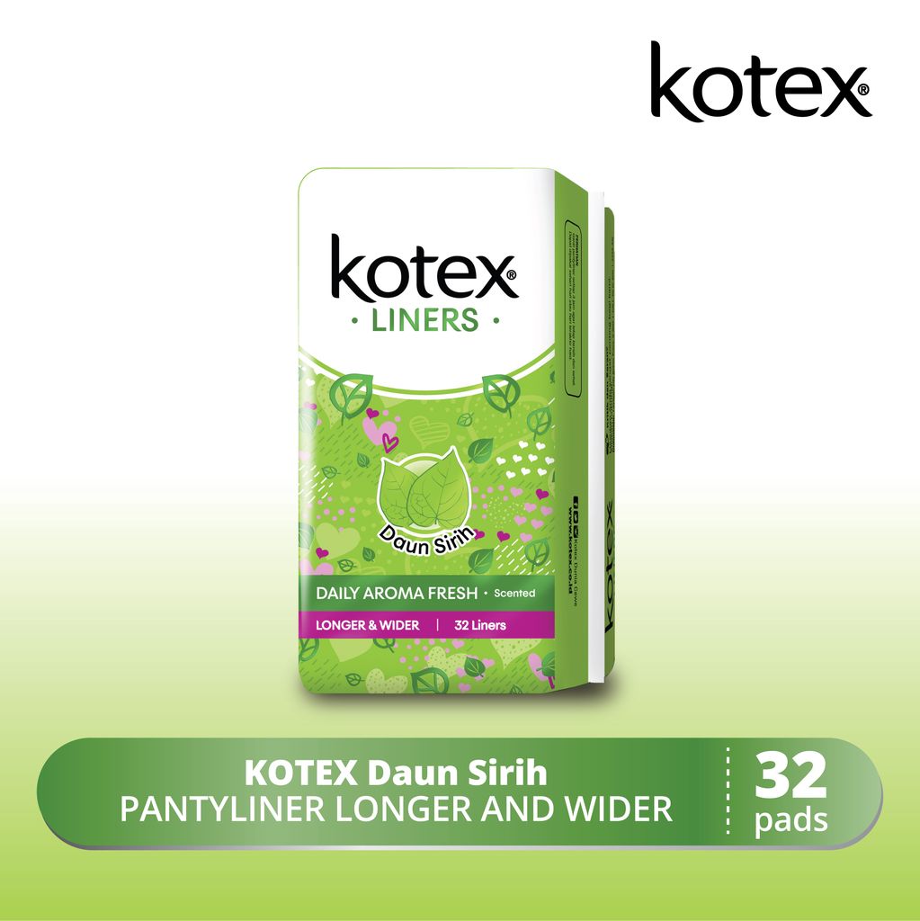 Jual Kotex Liners Daun Sirih Longer & Wider 32s Shopee Indonesia