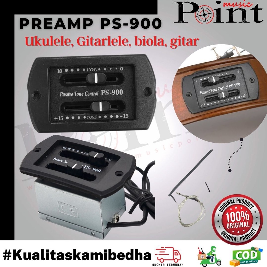 Jual Equalise // Equalizer // Pream PS900 untuk ukulele gitarlele