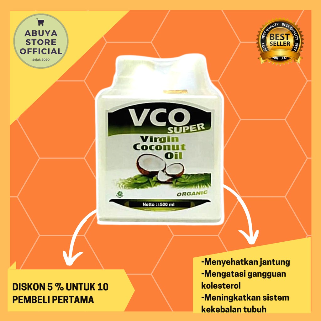 Jual Virgin Coconut Oil Murni Vco Super Ml Shopee Indonesia