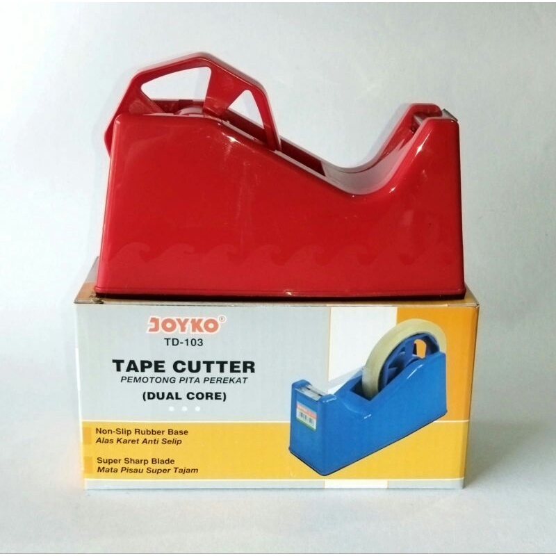Jual Dispenser Tape Cutter Isolasi Selotip Besar Joyko TD-103 | Shopee ...