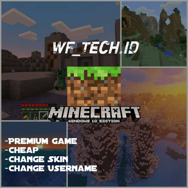 Jual Promo Minecraft for windows10 bendrock & java game PC | Shopee ...