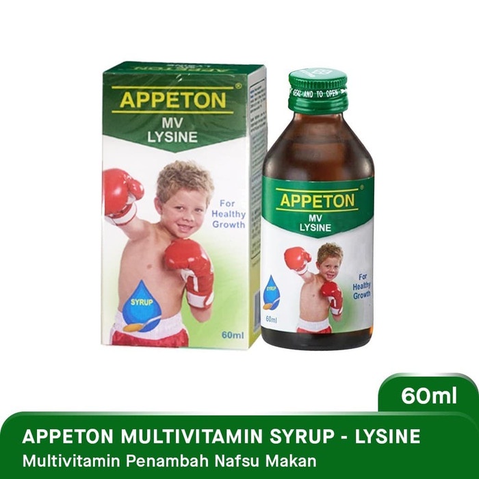 Jual Appeton Multivitamin Syrup 60ml Lysine Shopee Indonesia