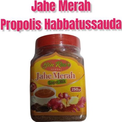 Jual Jahe Merah Plus habbatusauda propolis Bin rais /dhiya Menjaga imun ...