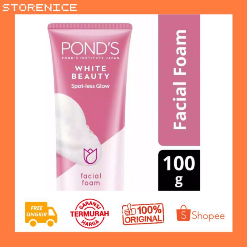 Jual PONDS WHITE BEAUTY FACIAL FOAM SABUN MUKA PEMBERSIH WAJAH GENTLE ...