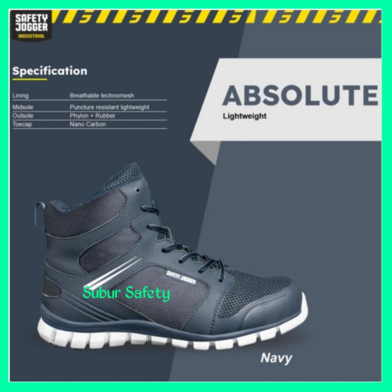 Jual Sepatu Safety Jogger Absolute S1P Original / Safety Shoes Jogger