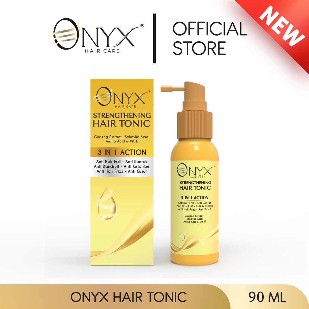 Jual Onyx Hair Tonic / Perawatan Rambut Rontok / Vitamin Rambut ...