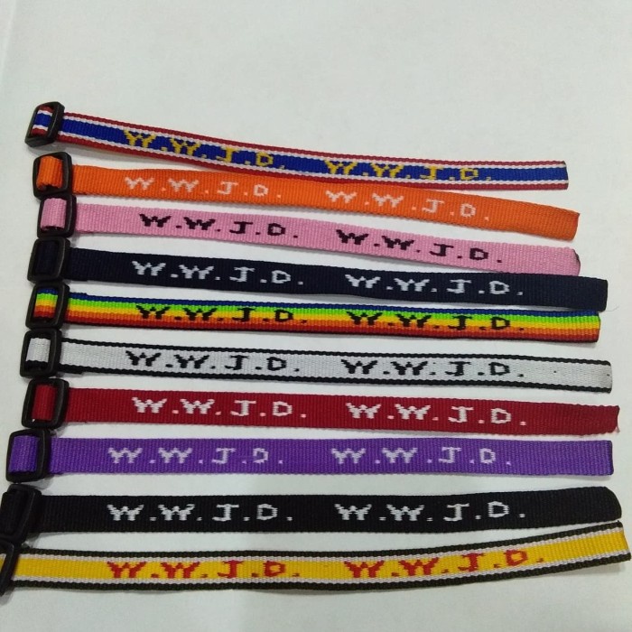 Jual Gelang WWJD (What Would Jesus Do) | Shopee Indonesia