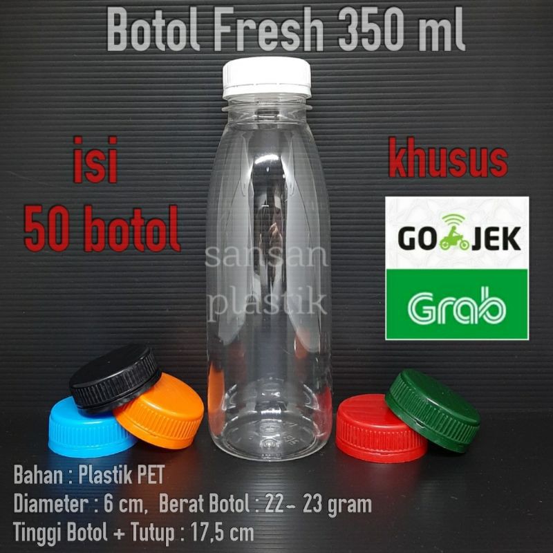 Jual Botol Plastik Ml Botol Fresh Ml Isi Botol Gojek Grab Only