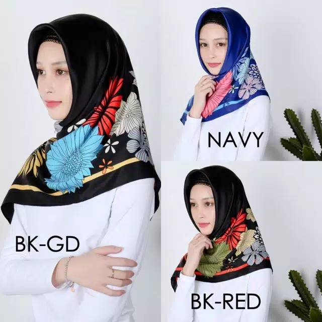 Jual Jilbab satin velvet motif/jilbab segiempat/kerudung segiempat