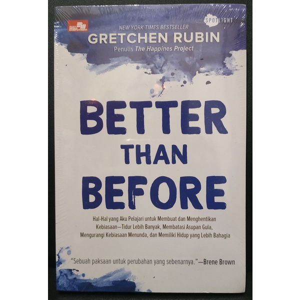 Jual Buku Pengembangan Diri Better Than Before by Gretchen Rubin ...