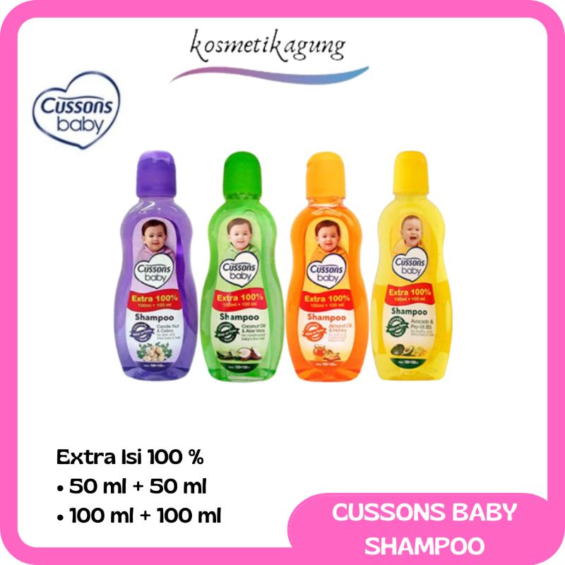 Jual Cussons Baby Shampoo 50 ml 100 ml Extra Isi 100 Shopee