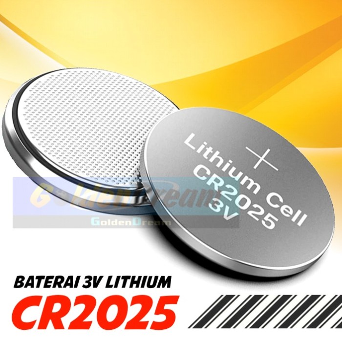 Jual CR2025 Baterai Coin 3V Lithium Cell CR 2025 Batere Kancing Koin ...