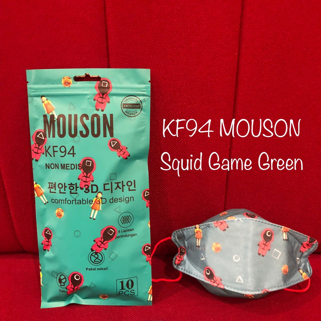 Jual Masker Dewasa Kf Mouson Ply Earloop D Korean Mask Kf