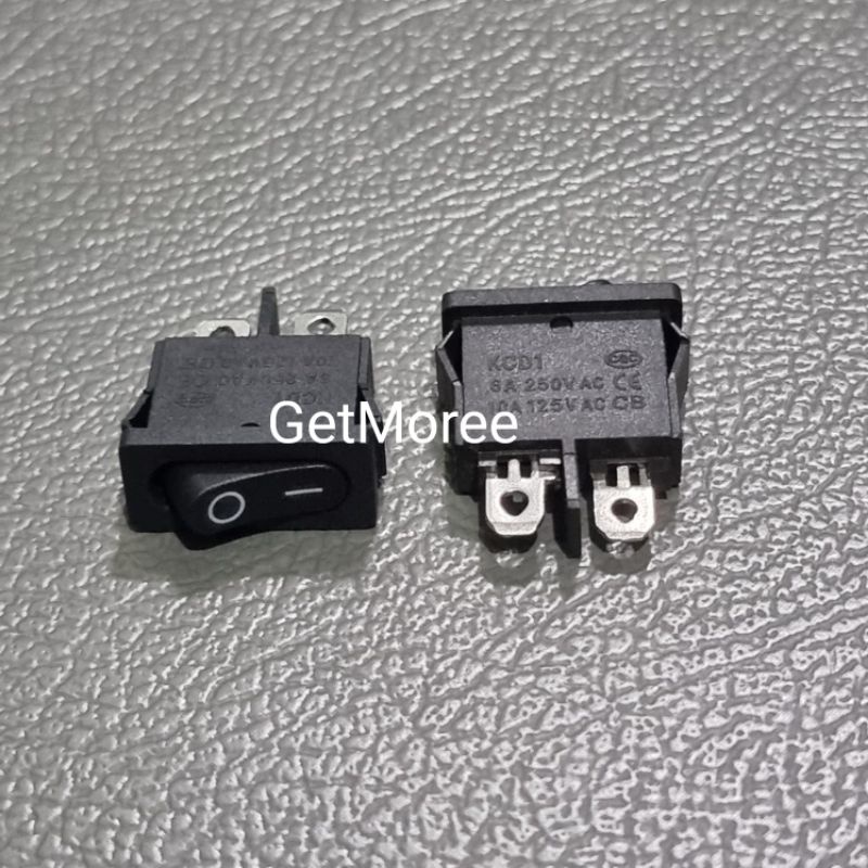 Jual Rocker Saklar Switch On Off 2Pin 2p Ukuran Tipis | Shopee Indonesia