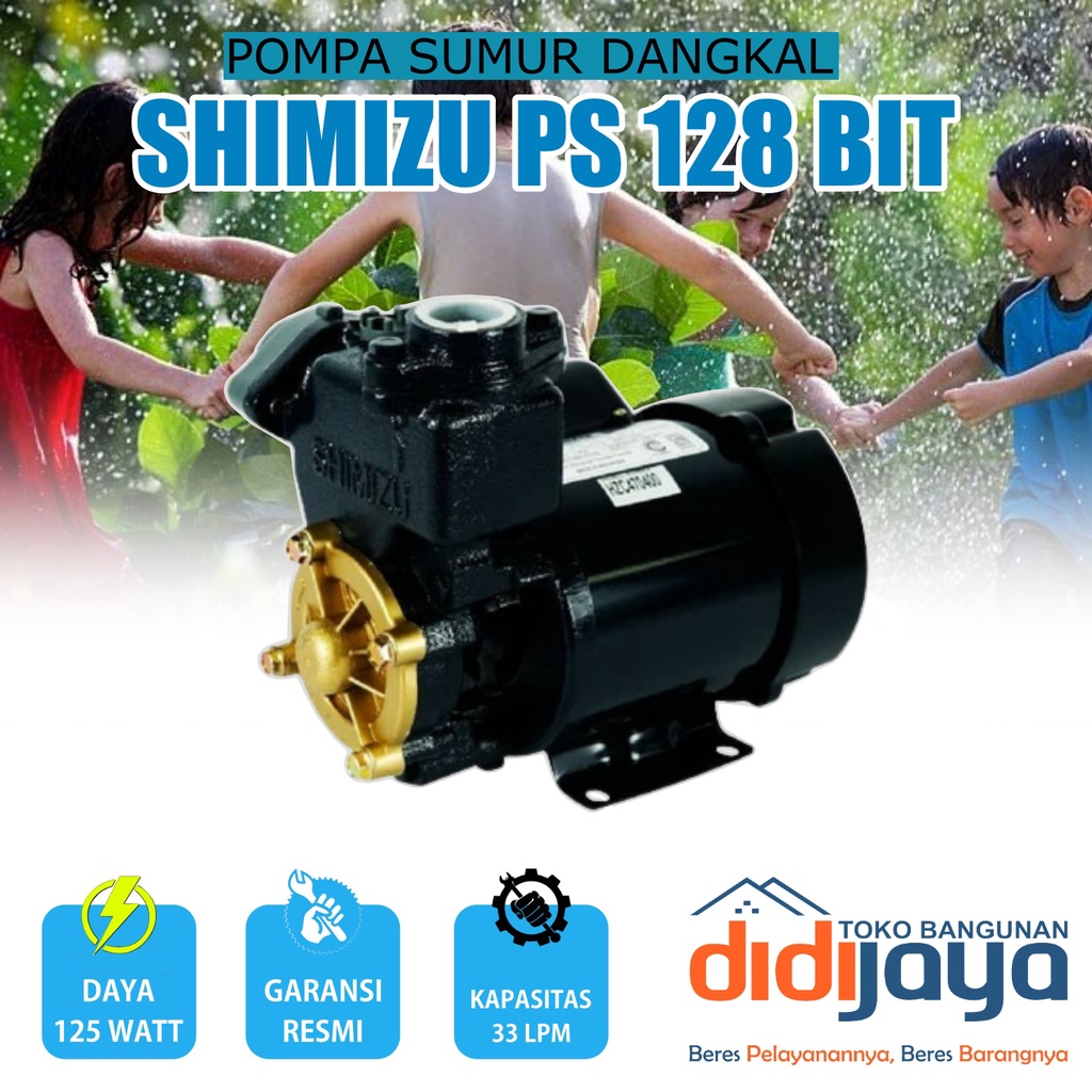 Jual Pompa Air SHIMIZU PS 128 BIT - Mesin Pompa Air Sumur Dangkal Non ...