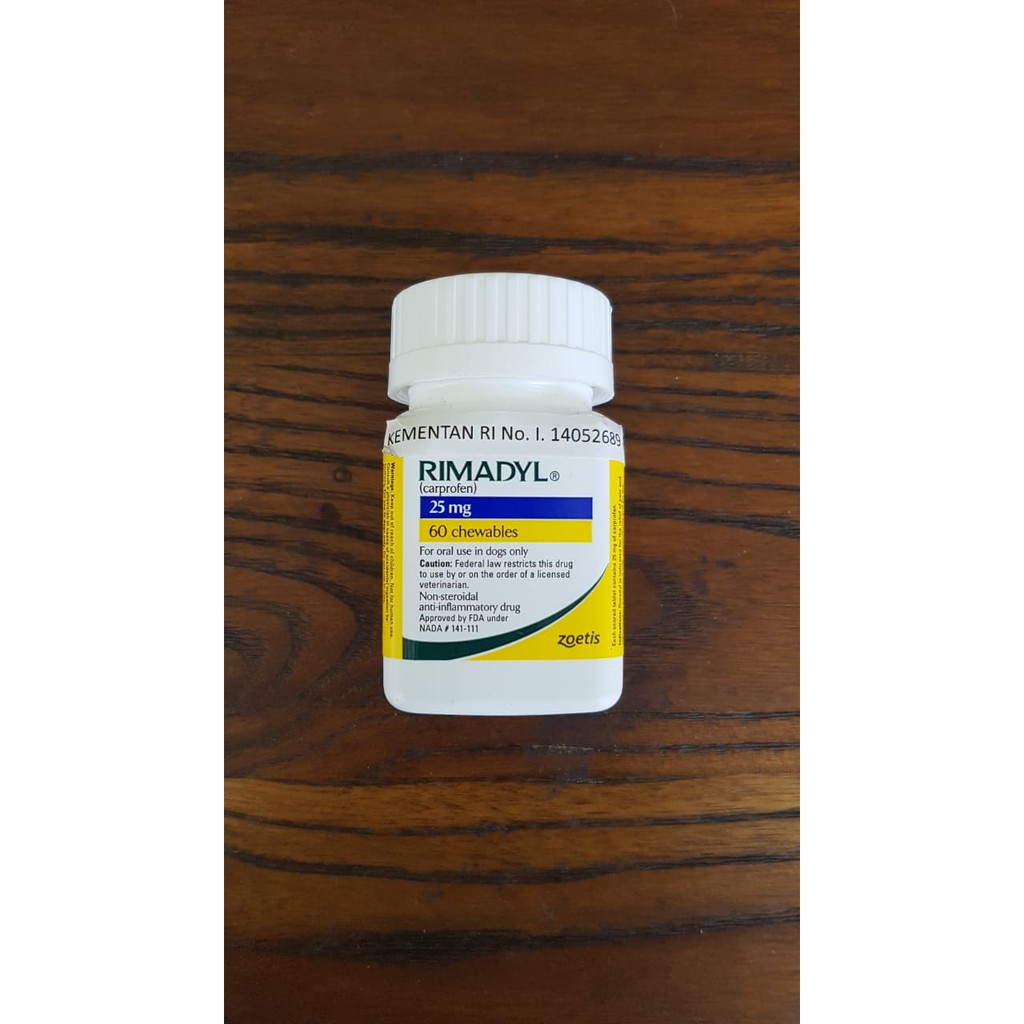 Jual Rimadyl 25mg (60tablet) | Shopee Indonesia