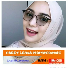 Freme 1924 Kacamata Paket Gratis Lensa ( Blueray Anti Radiasi) Photocromic Plano Minus