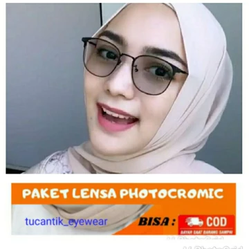 Freme 1924 Kacamata Paket Gratis Lensa ( Blueray Anti Radiasi) Photocromic Plano Minus