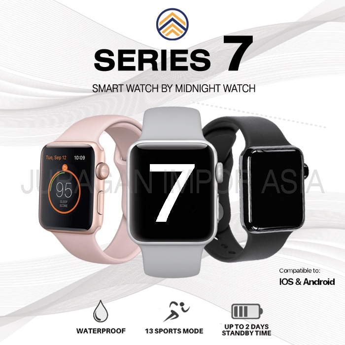 Jual Smartwatch Series 7 Pro - iOS Andoid Support - Midnight Watch ...