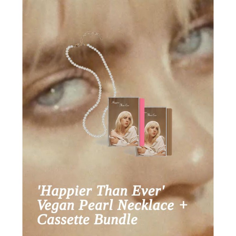 Billie Eilish Happier Than buy Ever Vegan Pearl Necklace