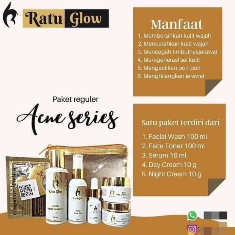 Jual Ratu Glow Skincareratu Glow Acne Shopee Indonesia 