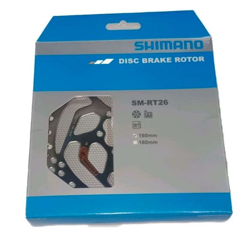 Jual Disc Rotor Shimano RT 26 Six Bolt 160mm | Shopee Indonesia